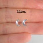 silver moon studs