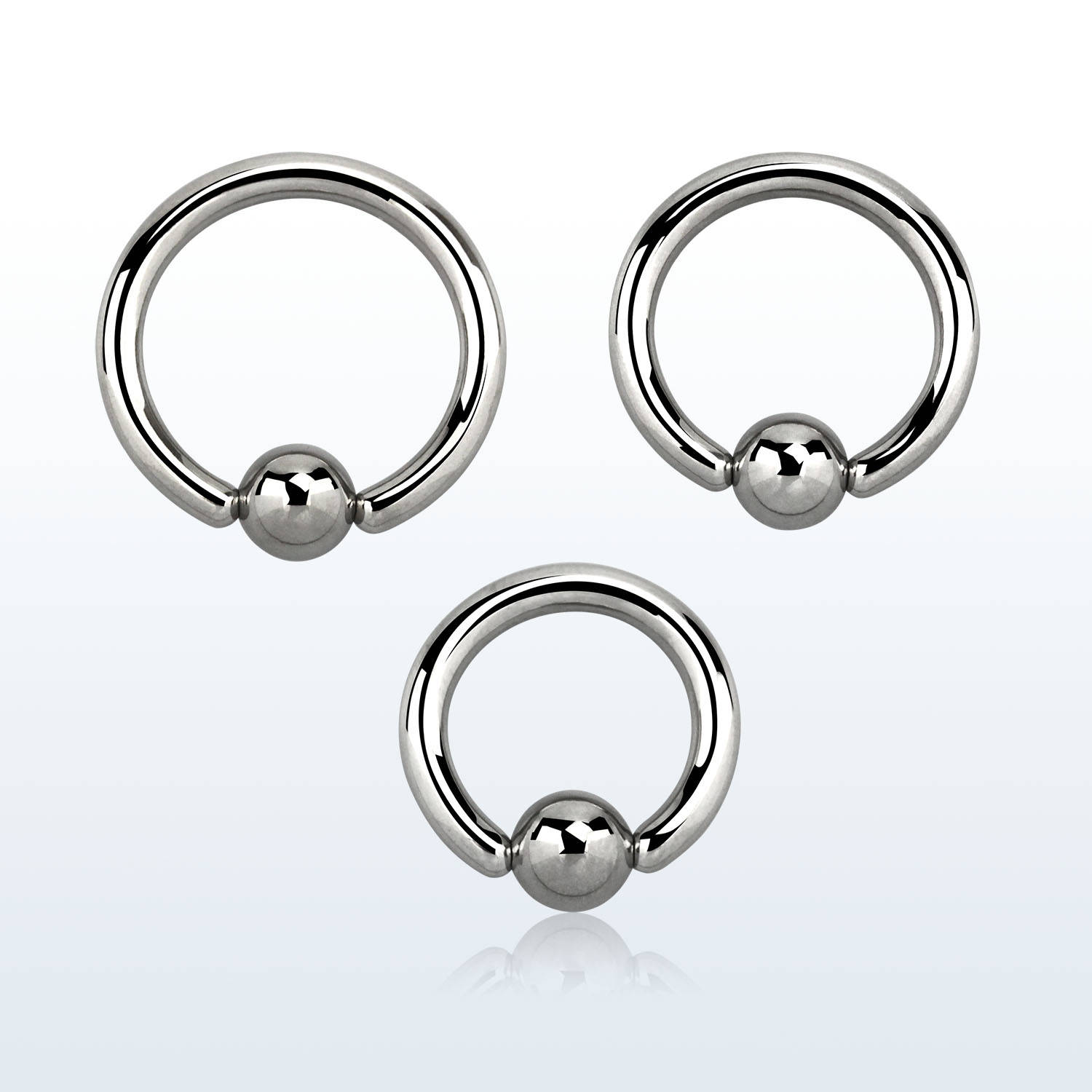 Surgical Steel 10ga Ball Closure Ring With 6mm Ball – Lizox