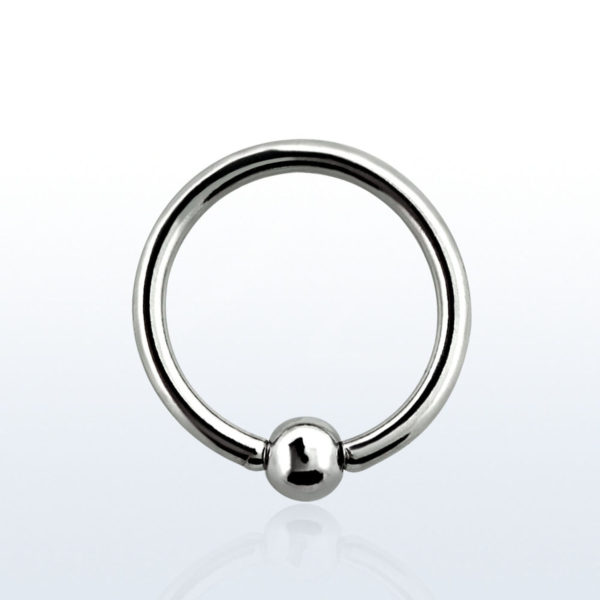 surgical steel ball closer ring