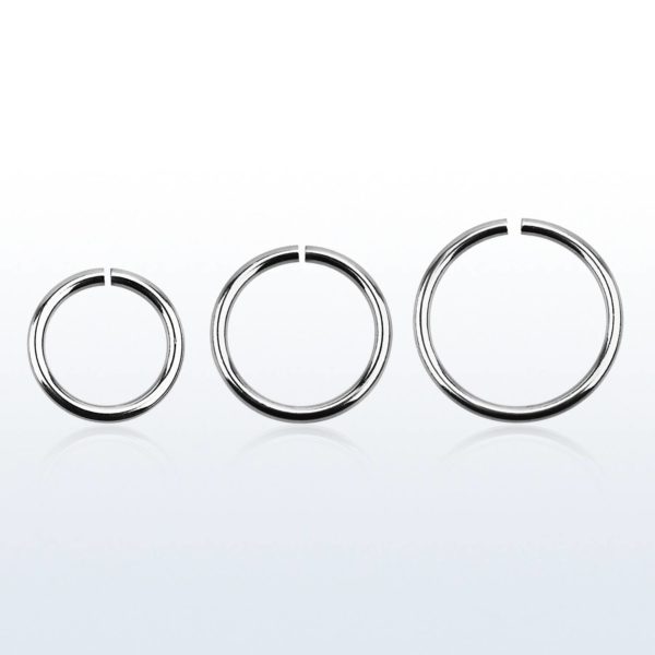 surgical steel seamless ring