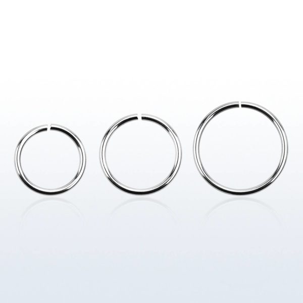 surgical steel seamless ring